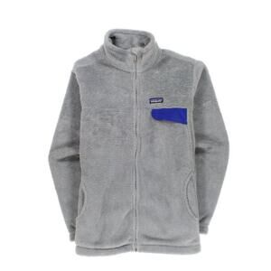 Patagonia Re-Tool Zip-Up Jacket Size Small Gray & Blue Women's Small